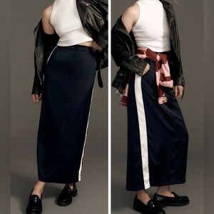 Anthropologie Sunday in Brooklyn Varsity Column Colorblock Skirt, Size XS